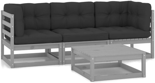 Vidaxl Hagesofagruppe 4 deler