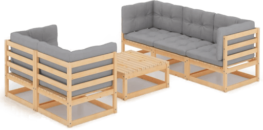 Vidaxl Hagesofagruppe 6 deler