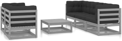 Vidaxl Hagesofagruppe 6 deler