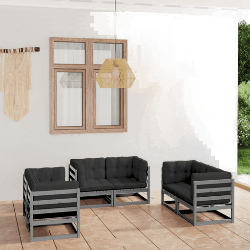 Vidaxl Hagesofagruppe 6 deler