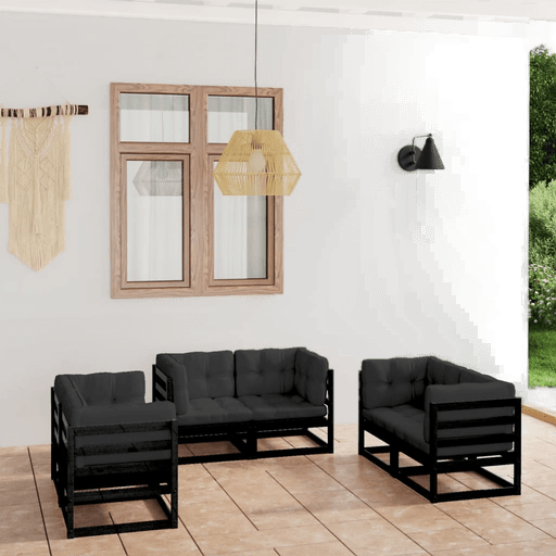 Vidaxl Hagesofagruppe 6 deler