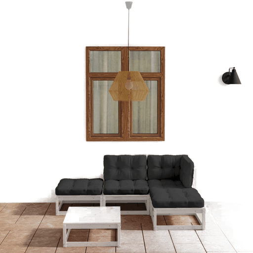 Vidaxl Hagesofagruppe 5 deler