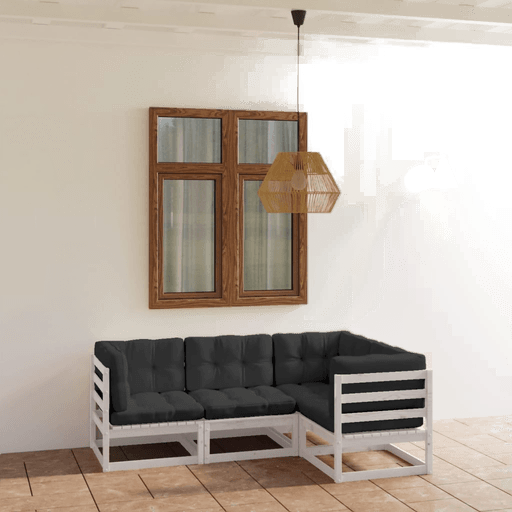 Vidaxl Hagesofagruppe 4 deler