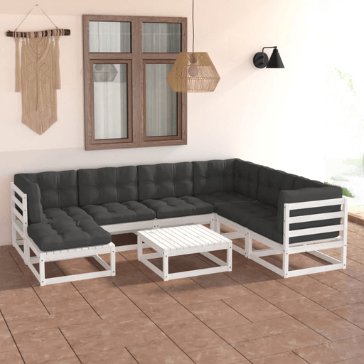 Vidaxl Hagesofagruppe 8 deler