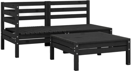 Vidaxl Hagesofagruppe 3 deler