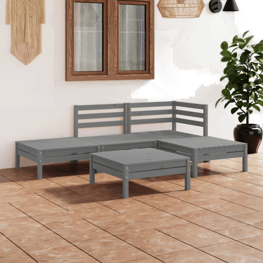 Vidaxl Hagesofagruppe 5 deler