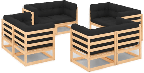 Vidaxl Hagesofagruppe 8 deler