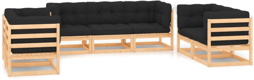 Vidaxl Hagesofagruppe 7 deler