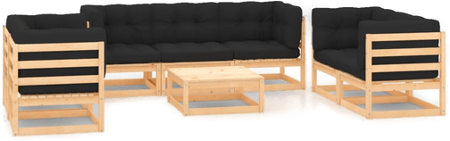 Vidaxl Hagesofagruppe 8 deler