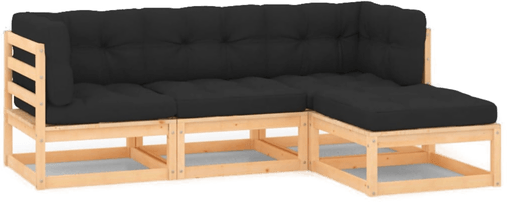 Vidaxl Hagesofagruppe 4 deler