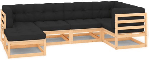 Vidaxl Hagesofagruppe 6 deler