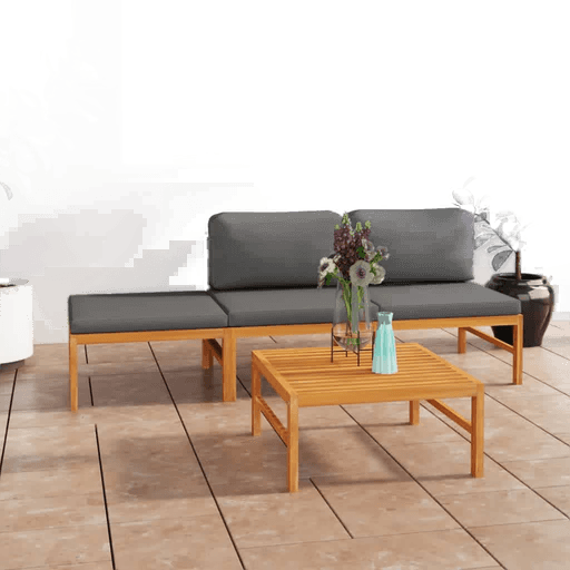 Vidaxl Hagesofagruppe 4 deler