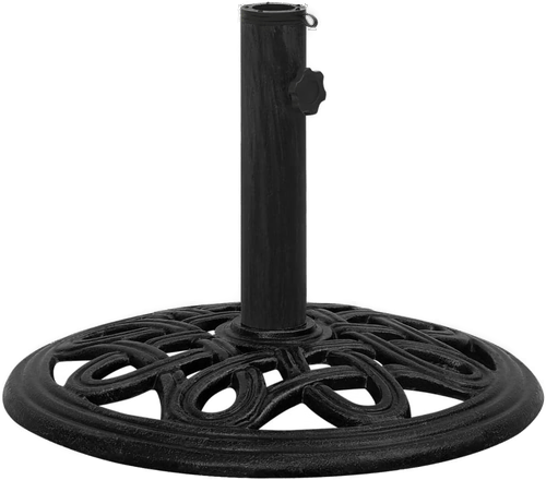 Vidaxl Parasollbase svart 44x44 cm