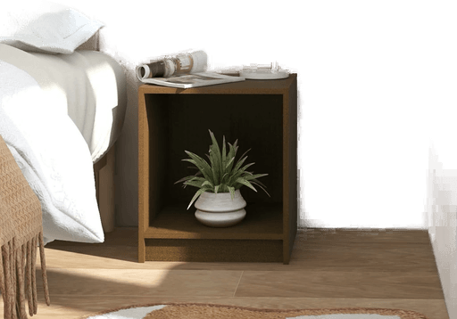 Vidaxl Nattbord honningbrun 35,5x33,5x41,5 cm