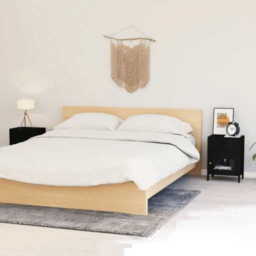 Vidaxl Nattbord 2 stk svart 40x30x54,5 cm