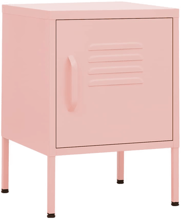 Vidaxl Nattbord 2 stk rosa 35x35 cm