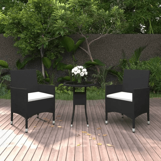 Vidaxl Hagebistrosett 3 deler