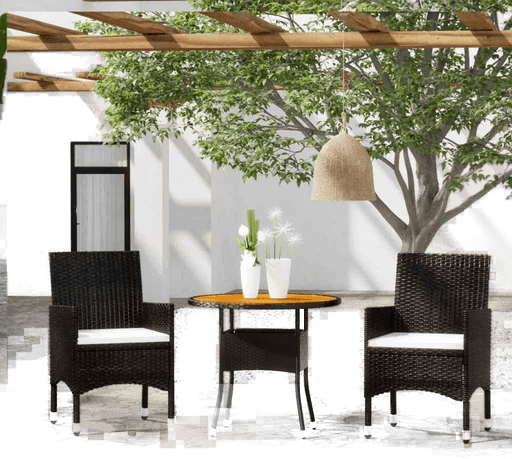 Vidaxl Hagebistrosett 3 deler