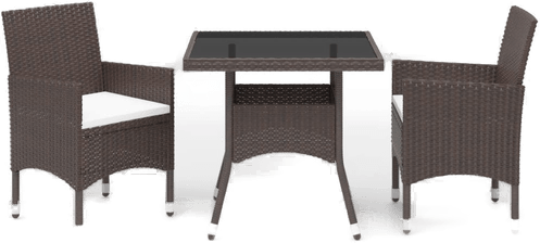 Vidaxl Hagespisegruppe 3 deler