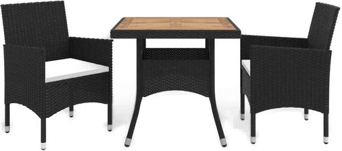 Vidaxl Hagespisestue 3 deler