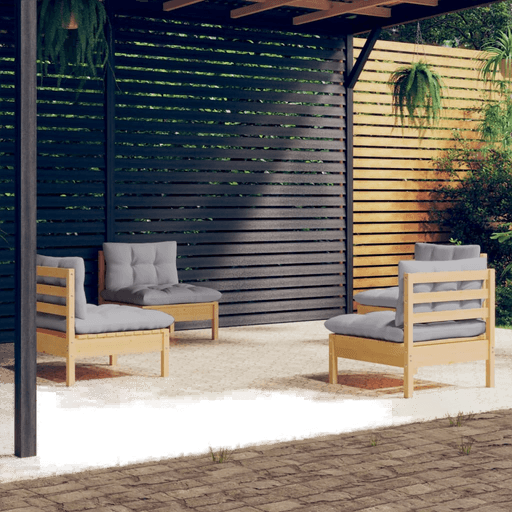 Vidaxl Hagesofagruppe 4 deler