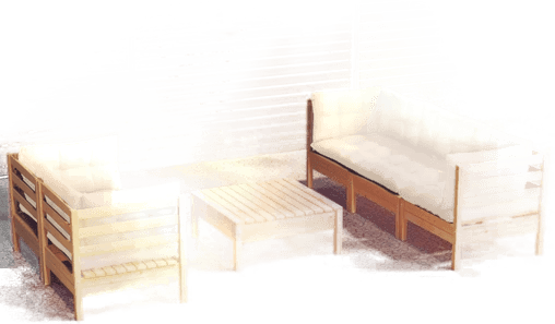 Vidaxl Hagesofagruppe 6 deler