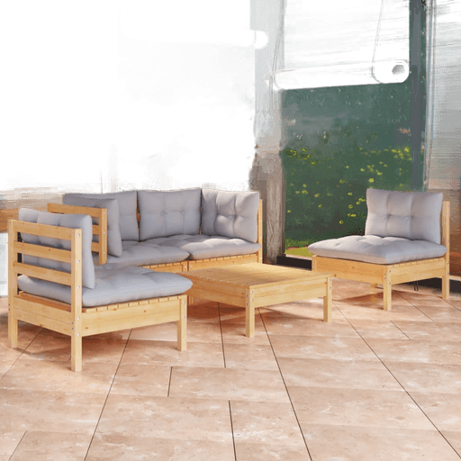 Vidaxl Hagesofagruppe 5 deler