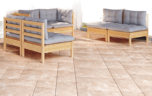 Vidaxl Hagesofagruppe 6 deler