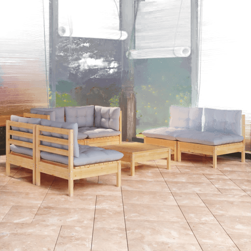 Vidaxl Hagesofagruppe 7 deler