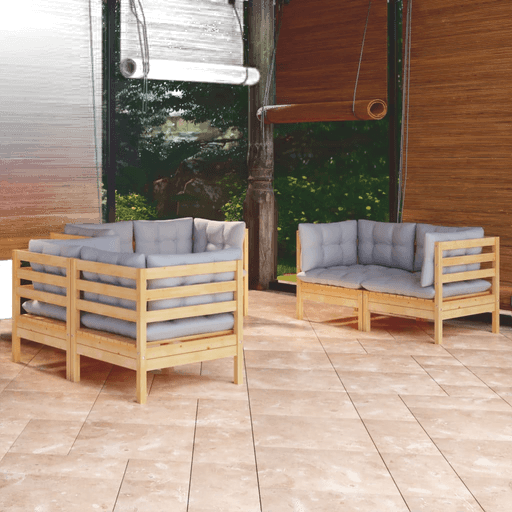 Vidaxl Hagesofagruppe 6 deler