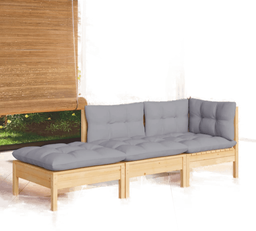 Vidaxl Hagesofagruppe 3 deler