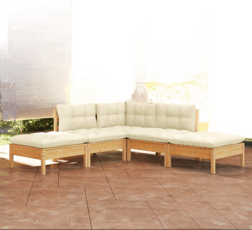 Vidaxl Hagesofagruppe 5 deler