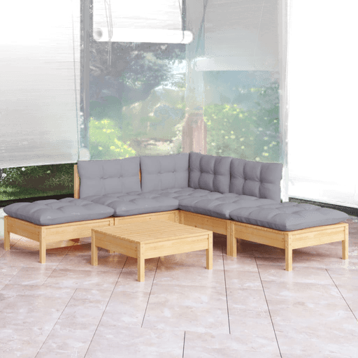 Vidaxl Hagesofagruppe 6 deler