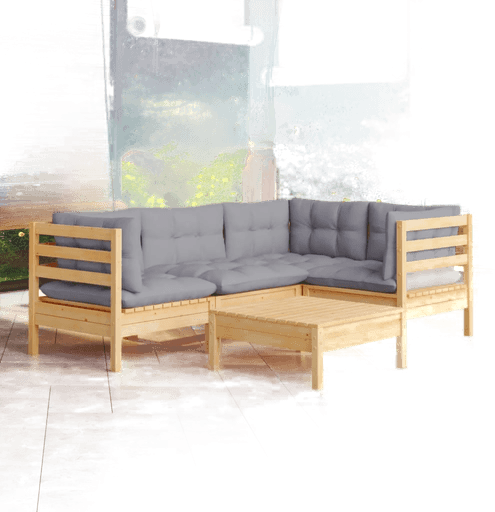 Vidaxl Hagesofagruppe 5 deler