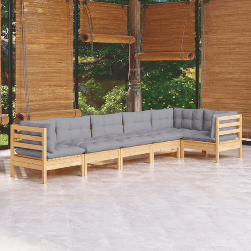 Vidaxl Hagesofagruppe 6 deler