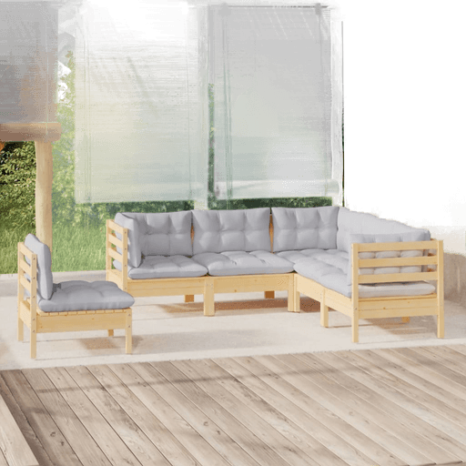 Vidaxl Hagesofagruppe 5 deler