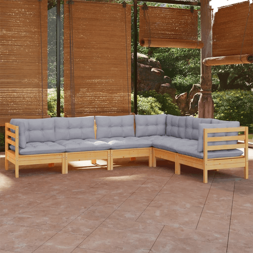 Vidaxl Hagesofagruppe 6 deler