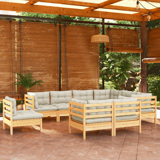 Vidaxl Hagesofagruppe 9 deler