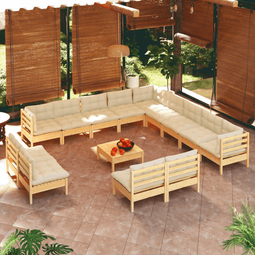 Vidaxl Hagesofagruppe 14 deler