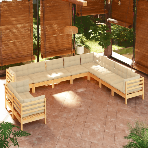 Vidaxl Hagesofagruppe 10 deler