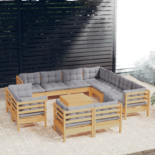 Vidaxl Hagesofagruppe 12 deler