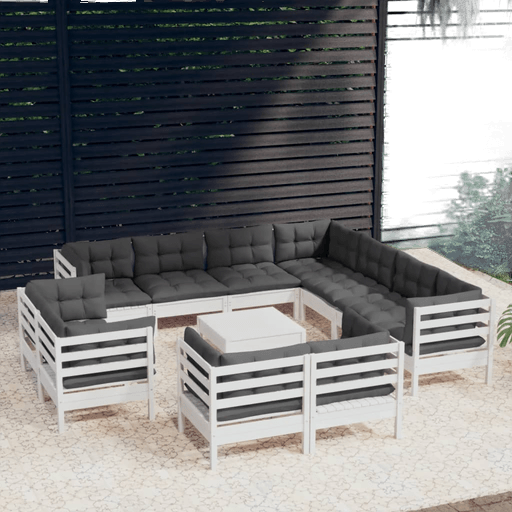 Vidaxl Hagesofagruppe 12 deler