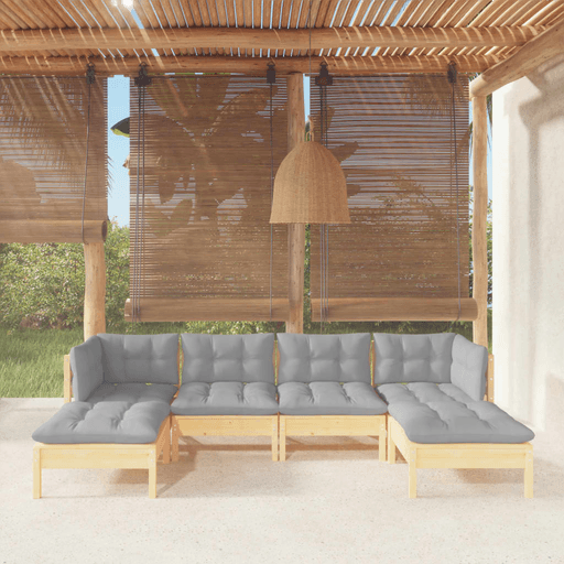 Vidaxl Hagesofagruppe 6 deler