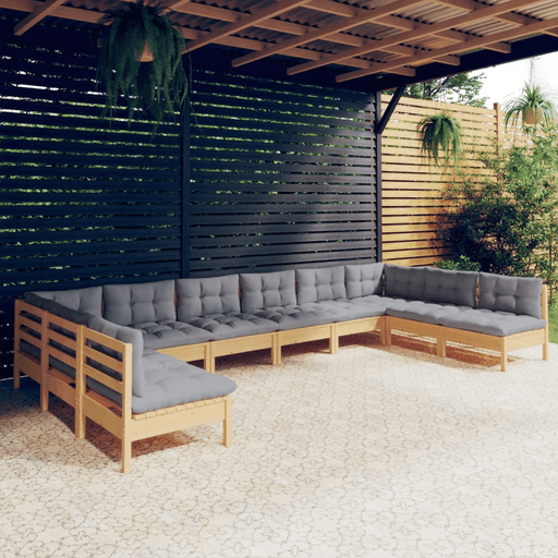 Vidaxl Hagesofagruppe 10 deler