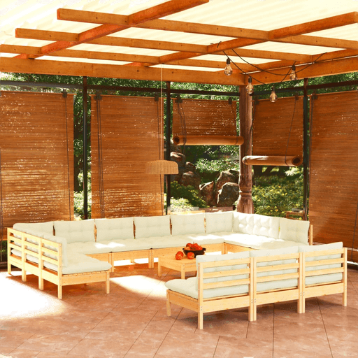 Vidaxl Hagesofagruppe 14 deler