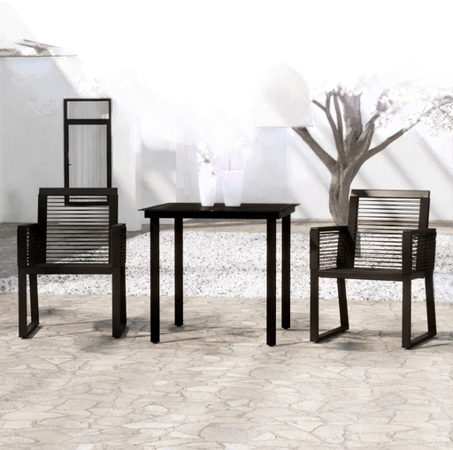 Vidaxl Utendørs spisestue 3 deler