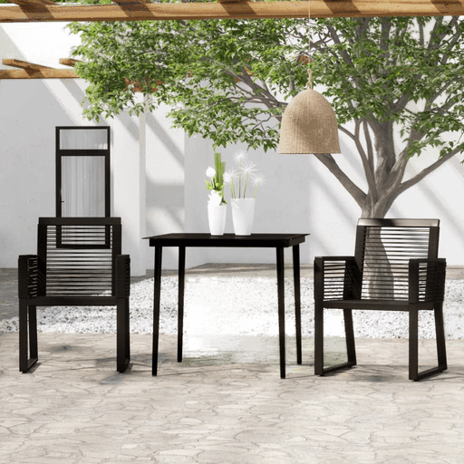 Vidaxl Utendørs spisestue 3 deler