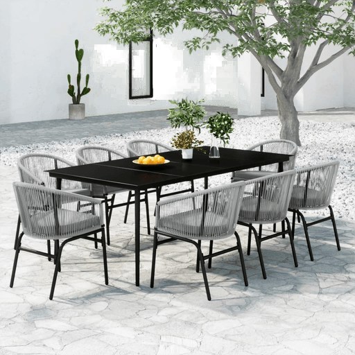 Vidaxl Hagespisegruppe 9 deler