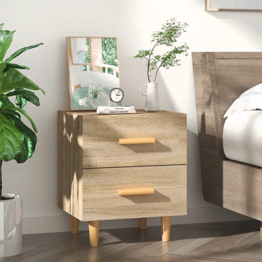 Vidaxl Nattbord sonoma eik 40x35 cm