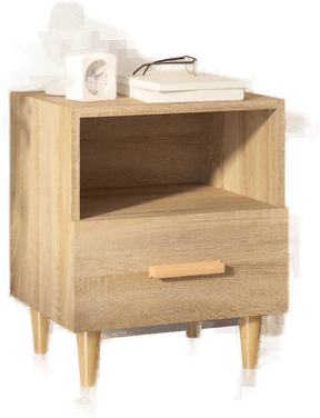 Vidaxl Nattbord sonoma eik 40x35 cm